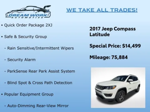 Photos of 2017 Jeep New Compass Latitude for sale in Charlotte, NC at Dream Work Automotive
