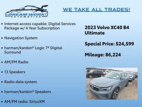 Photos of 2023 Volvo XC40 Ultimate for sale in Charlotte, NC at Dream Work Automotive