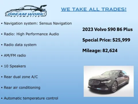 Photos of 2023 Volvo S90 B6 Plus for sale in Charlotte, NC at Dream Work Automotive