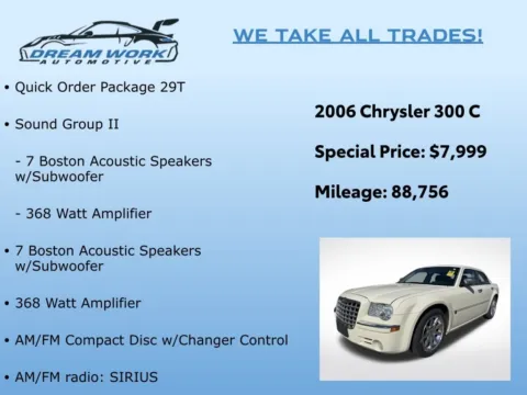Photos of 2006 Chrysler 300C for sale in Charlotte, NC at Dream Work Automotive