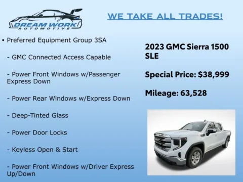 Photos of 2023 GMC Sierra 1500 SLE for sale in Charlotte, NC at Dream Work Automotive