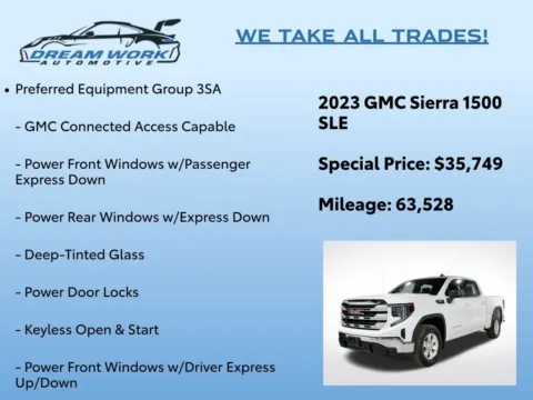 Photos of 2023 GMC Sierra 1500 SLE for sale in Charlotte, NC at Dream Work Automotive
