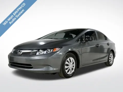 Black 2012 Honda Civic LX for sale in Charlotte, NC