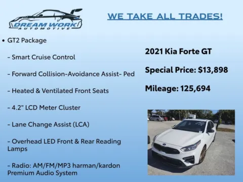 Photos of 2021 Kia Forte GT for sale in Charlotte, NC at Dream Work Automotive