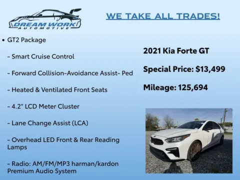 Photos of 2021 Kia Forte GT for sale in Charlotte, NC at Dream Work Automotive