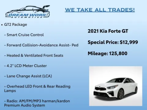 Photos of 2021 Kia Forte GT for sale in Charlotte, NC at Dream Work Automotive