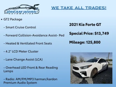 Photos of 2021 Kia Forte GT for sale in Charlotte, NC at Dream Work Automotive