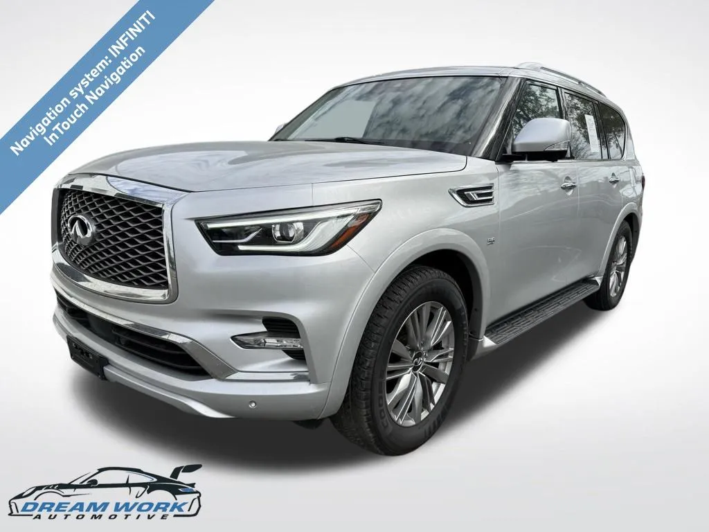 Silver 2020 INFINITI QX80 LUXE for sale in Charlotte, NC