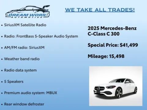 Photos of 2025 Mercedes-Benz C-Class C 300 for sale in Charlotte, NC at Dream Work Automotive