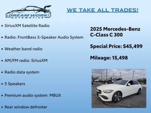 Photos of 2025 Mercedes-Benz C-Class C 300 for sale in Charlotte, NC at Dream Work Automotive