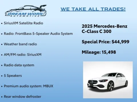 Photos of 2025 Mercedes-Benz C-Class C 300 for sale in Charlotte, NC at Dream Work Automotive