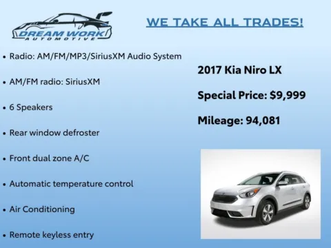 Photos of 2017 Kia Niro LX for sale in Charlotte, NC at Dream Work Automotive