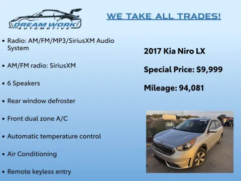 Photos of 2017 Kia Niro LX for sale in Charlotte, NC at Dream Work Automotive