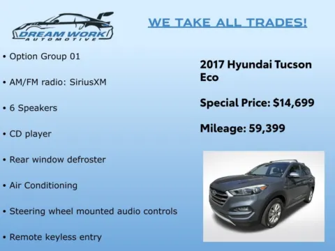 Photos of 2017 Hyundai Tucson Eco for sale in Charlotte, NC at Dream Work Automotive