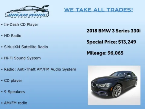 Photos of 2018 BMW 3 Series 330i for sale in Charlotte, NC at Dream Work Automotive