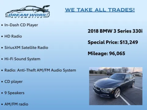 Photos of 2018 BMW 3 Series 330i for sale in Charlotte, NC at Dream Work Automotive