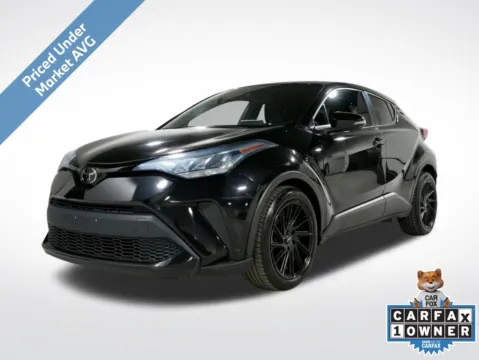 Black 2021 Toyota C-HR XLE for sale in Charlotte, NC