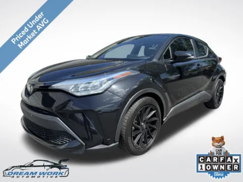 Black 2021 Toyota C-HR XLE for sale in Charlotte, NC