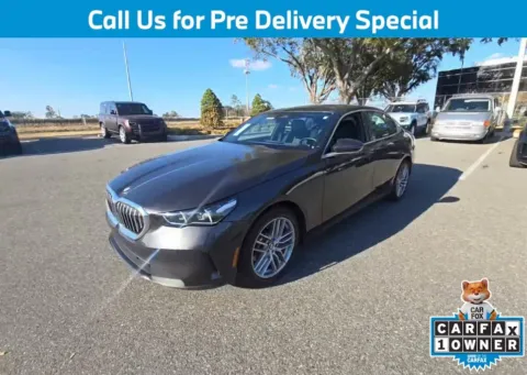 Gray 2024 BMW 5 Series 530i for sale in Charlotte, NC