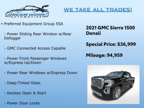 Photos of 2021 GMC Sierra 1500 Denali for sale in Charlotte, NC at Dream Work Automotive