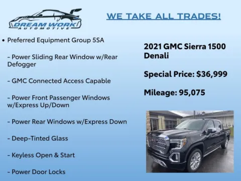 Photos of 2021 GMC Sierra 1500 Denali for sale in Charlotte, NC at Dream Work Automotive