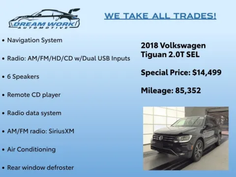 Photos of 2018 Volkswagen Tiguan 2.0T SEL for sale in Charlotte, NC at Dream Work Automotive