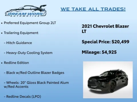 Photos of 2021 Chevrolet Blazer LT for sale in Charlotte, NC at Dream Work Automotive