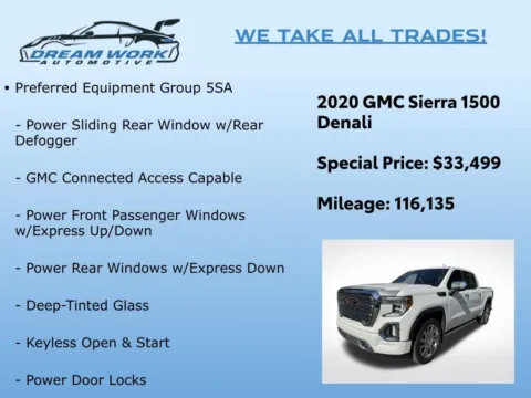 Photos of 2020 GMC Sierra 1500 Denali for sale in Charlotte, NC at Dream Work Automotive
