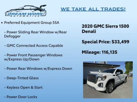 Photos of 2020 GMC Sierra 1500 Denali for sale in Charlotte, NC at Dream Work Automotive