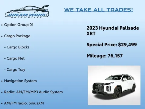 Photos of 2023 Hyundai Palisade XRT for sale in Charlotte, NC at Dream Work Automotive