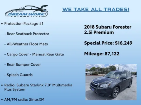 Photos of 2018 Subaru Forester 2.5i Premium for sale in Charlotte, NC at Dream Work Automotive