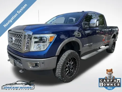Blue 2017 Nissan Titan XD Platinum Reserve for sale in Charlotte, NC