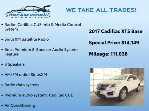 Photos of 2017 Cadillac XT5 for sale in Charlotte, NC at Dream Work Automotive