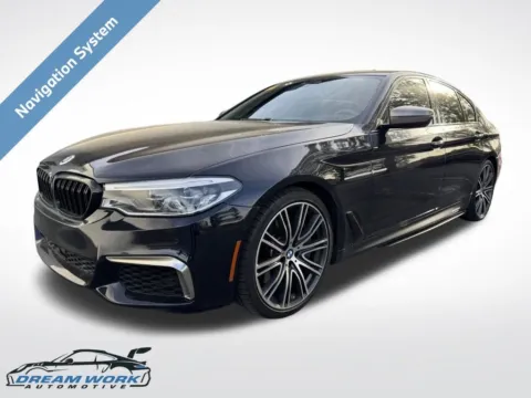 Black 2018 BMW 5 Series M550i xDrive for sale in Charlotte, NC