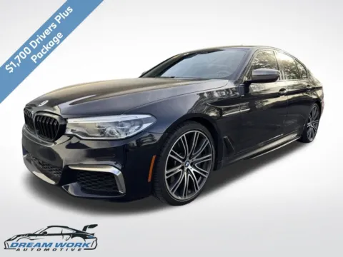 Black 2018 BMW 5 Series M550i xDrive for sale in Charlotte, NC