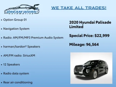 Photos of 2020 Hyundai Palisade Limited for sale in Charlotte, NC at Dream Work Automotive