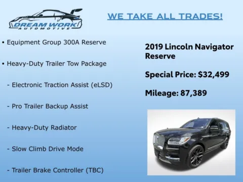 Photos of 2019 Lincoln Navigator Reserve for sale in Charlotte, NC at Dream Work Automotive