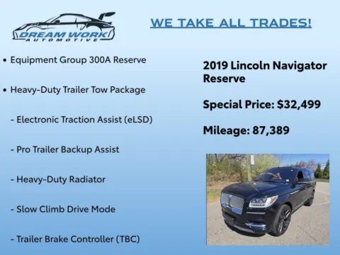 Photos of 2019 Lincoln Navigator Reserve for sale in Charlotte, NC at Dream Work Automotive