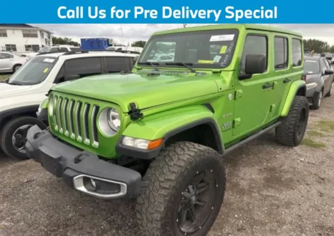 Green 2019 Jeep Wrangler Unlimited Sahara for sale in Charlotte, NC