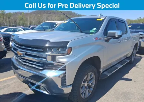 Silver 2019 Chevrolet Silverado 1500 LTZ for sale in Charlotte, NC