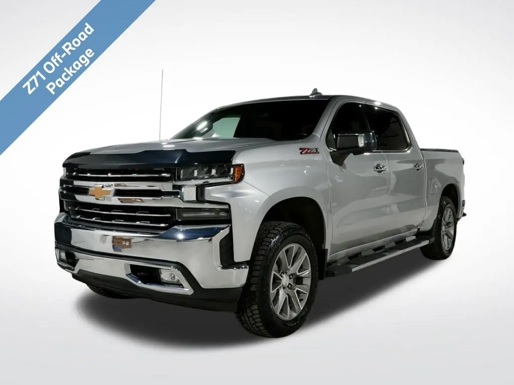 Silver 2019 Chevrolet Silverado 1500 LTZ for sale in Charlotte, NC