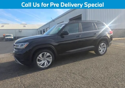 Black 2021 Volkswagen Atlas 3.6L V6 SE w/Technology for sale in Charlotte, NC