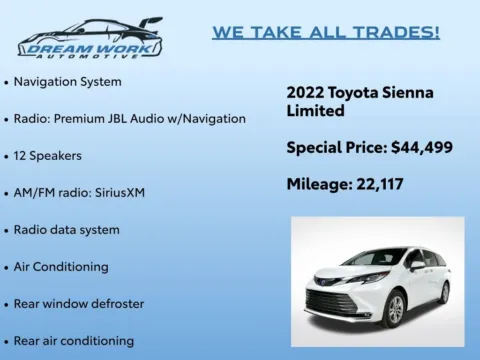 Photos of 2022 Toyota Sienna Limited for sale in Charlotte, NC at Dream Work Automotive