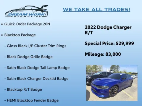 Photos of 2022 Dodge Charger R/T for sale in Charlotte, NC at Dream Work Automotive