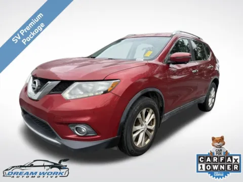 Red 2016 Nissan Rogue SV for sale in Charlotte, NC