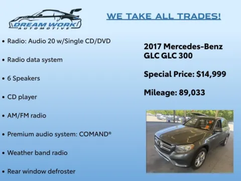 Photos of 2017 Mercedes-Benz GLC 300 for sale in Charlotte, NC at Dream Work Automotive