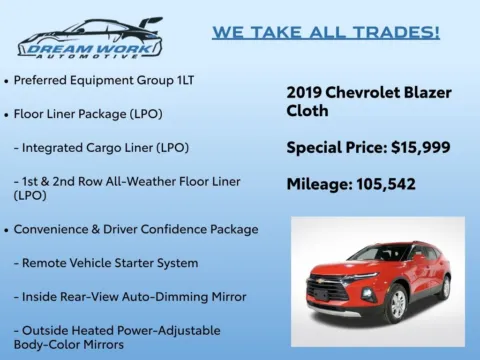 Photos of 2019 Chevrolet Blazer for sale in Charlotte, NC at Dream Work Automotive