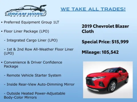 Photos of 2019 Chevrolet Blazer for sale in Charlotte, NC at Dream Work Automotive
