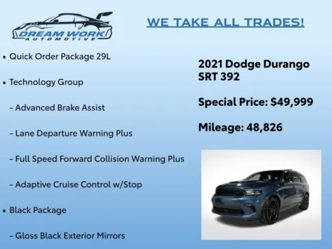 Photos of 2021 Dodge Durango SRT 392 for sale in Charlotte, NC at Dream Work Automotive