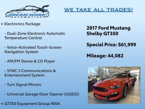 Photos of 2017 Ford Mustang Shelby GT350R for sale in Charlotte, NC at Dream Work Automotive
